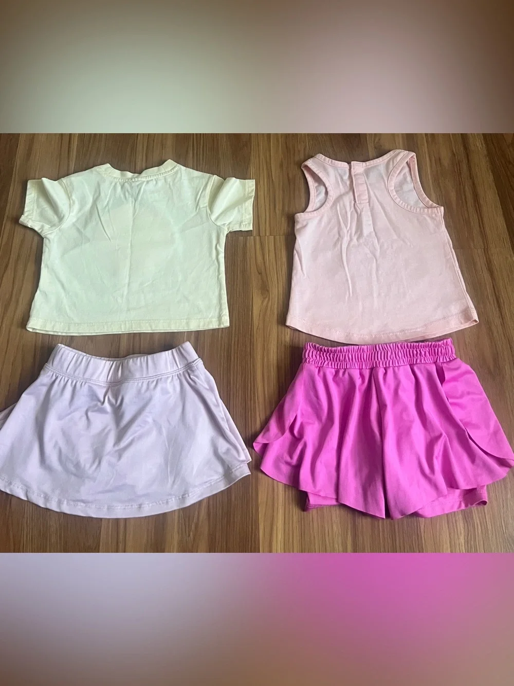 8 Piece Girls Bundle/Lot of Matching Sets Size 18 M Summer